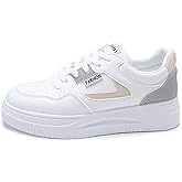 TERBOFIN Skate Shoes for Women White Walking Shoes Fashion Sneakers Casual Shoes Lightweight
