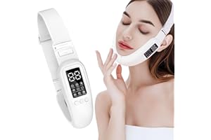 Double Chin Machine, Double Chin with 8 Modes and 15 Intensity Levels, Smart Double Chin Face Lift Device with Magnetic Massage, Electric V Face Beauty Device for Woman