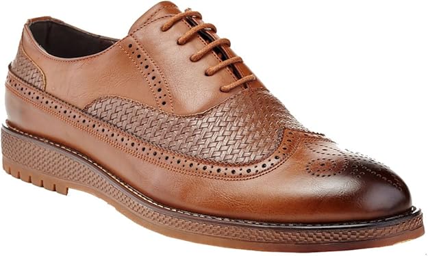 franco vanucci men's wingtip oxford shoes
