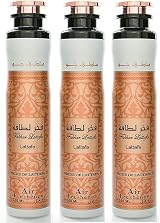 Arabian Air Freshener Bundle 3 x 300ml Fakhar Lattafa Rose Gold Dubai Luxury