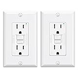 ELEGRP GFCI Outlet 15 Amp, Self-Test GFI Electrical