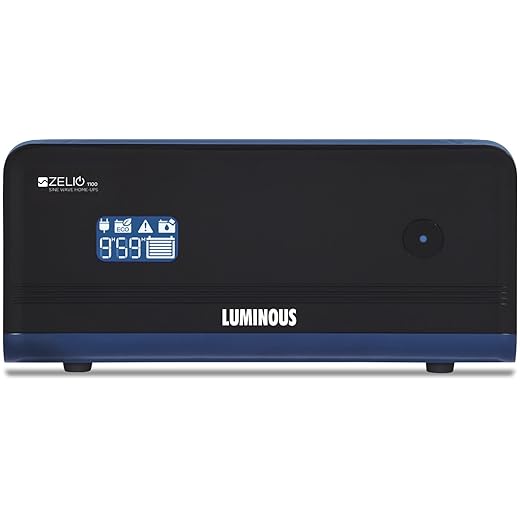 Luminous Zelio+ 1100 Sine Wave UPS (Metallic Black)