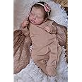 RXDOLL Realistic Reborn Baby Dolls Girl 20 inch Sleeping Newborn Baby Dolls That Look Real Soft Silicone Babies Reborn Doll with Cloth Body Sweet Dreams for Kids Gifts
