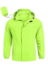 COOFANDY Men's Rain Jacket Waterproof Lightweight