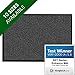 casa pura® Carpet Entrance Mat, Gray (Mottled) 24