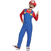 Disguise Boys Mario Elevated Costume, Official Super Mario Bros Costume With Hat and Mustache