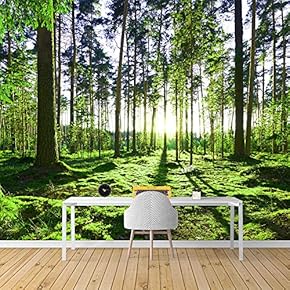Wall Mural Forest Removable Wallpaper Wall Sticker for...