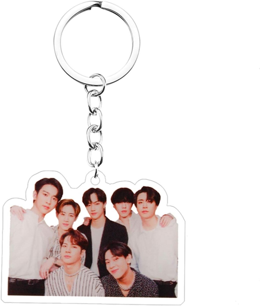 jiangxishengpohulirenbeikegongyi Amazing Kpop Produce101 X1 Kpop BLACKPINK GOT7 TWICE NCT EXO Acrylic Keychain Keyring Pendant Accessories(H03-6cm/ Acrylic)
