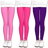 LUOUSE Girls' Leggings Full Length Comfy Pants Trousers 4-13 Years