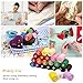 HAITRAL Sewing Thread - 24 Colors 1000 Yards Cotton Thread Sets Spools Thread for Sewing Machine (HT_SK04)