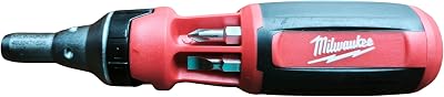 Milwaukee Universal Ratchet Screwdriver 9 in 1 Multicoloured