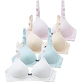 SALIA GIRL Soft Padded Bras for Girls & Teens 12-14, No Wires Cotton Developed Training Bras