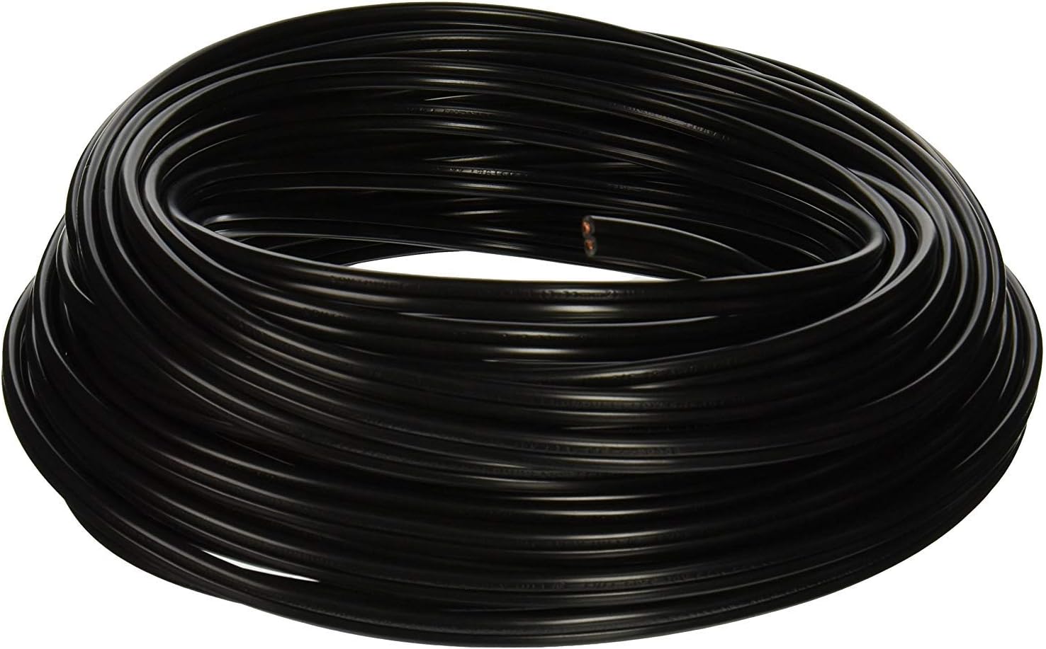 Southwire 55213443 100-Feet 12-Gauge 2 Conductor 12/2 Low-Voltage Underground Direct Burial Landscape Lighting Cable, Black - Electrical Wires - 