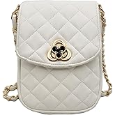 Bhumane Phone Crossbody Bags for Women Small Vegan Leather Mini Shoulder Wallet Card Quilted Purse