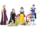 8Pcs Snow Princess Figures Set, Figurines Table Decorations Birthday Party Decorations Car Desktop Anime Room Decor