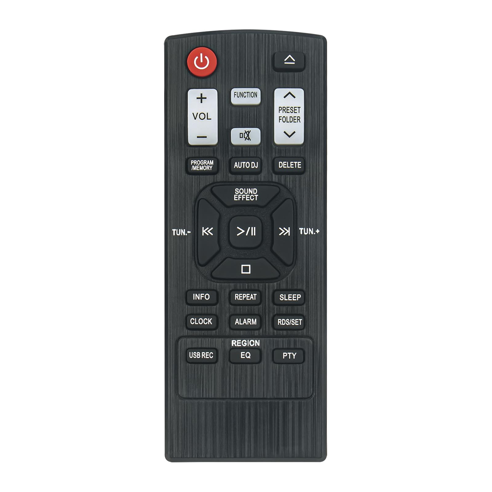 VINABTY New Replacement Remote Control fit for LG CM4360 HiFi fit for﻿ LG COV30748165 HiFi fit for﻿ LG CD Home Audio HiFi Remote Controller