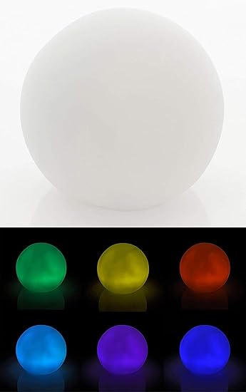 bola de luz led decorativa con cambio