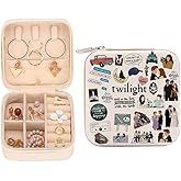 Twilight Merch, Edward's Girl, Movie Inspired Gifts, City Of Forks, Forks Washington, Gifts for Movie Fans, Vampire Lovers, Girls, Women, Travel Jewelry Case Box Organizer