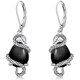 KoyeKei Sterling Silver Halloween Dangle Drop Earrings - Cute Halloween Jewelry Gifts for Daughter