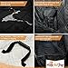 Dog Seat Covers with Pocket Zippers Side Flaps for Cars SUVs and Trucks - Dog Car Seat Covers - Pet Seat Covers - Dog Car Covers - Backseat Cover for Dog - Hammock Convertible plus 2 Pet Seat Belts