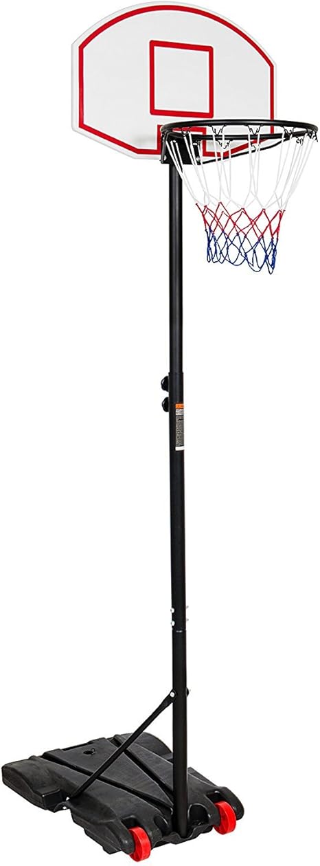 IUNNDS - Canasta de Baloncesto portátil Ajustable con Ruedas (165 ...