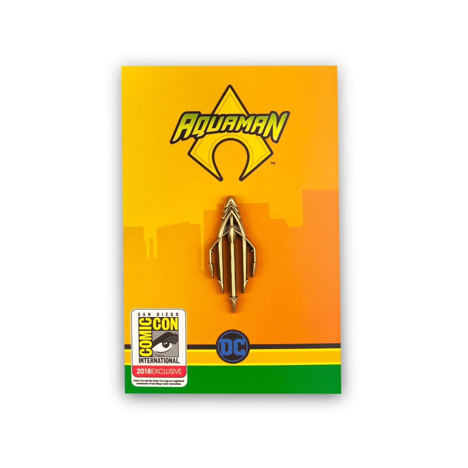Aquaman Trident Enamel Pin | Licensed DC Comics Merch | Exclusive | Superhero Collectible Perfect For Collectors And Pop Culture Fans