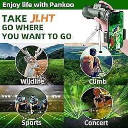 JLHT 40X60 Monocular Telescope High Power Monocular