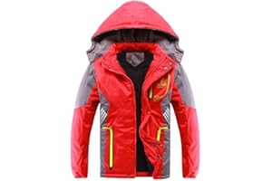 VINMIN Valentina Latest Boys Thicken Fleece Hooded Jacket Warm Quilted Coat Outdoor Cool Cute Fashion for Winter Autumn Spring