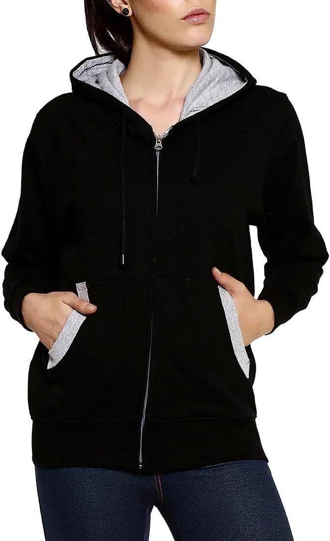 GOODTRY Women's Cotton Hoodies-Black
