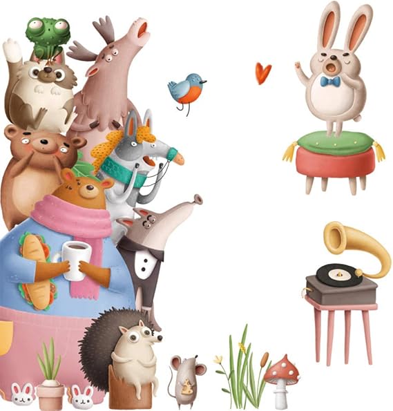 Wandaufkleber für Schlafzimmer, Kinderzimmer, Wohnzimmer