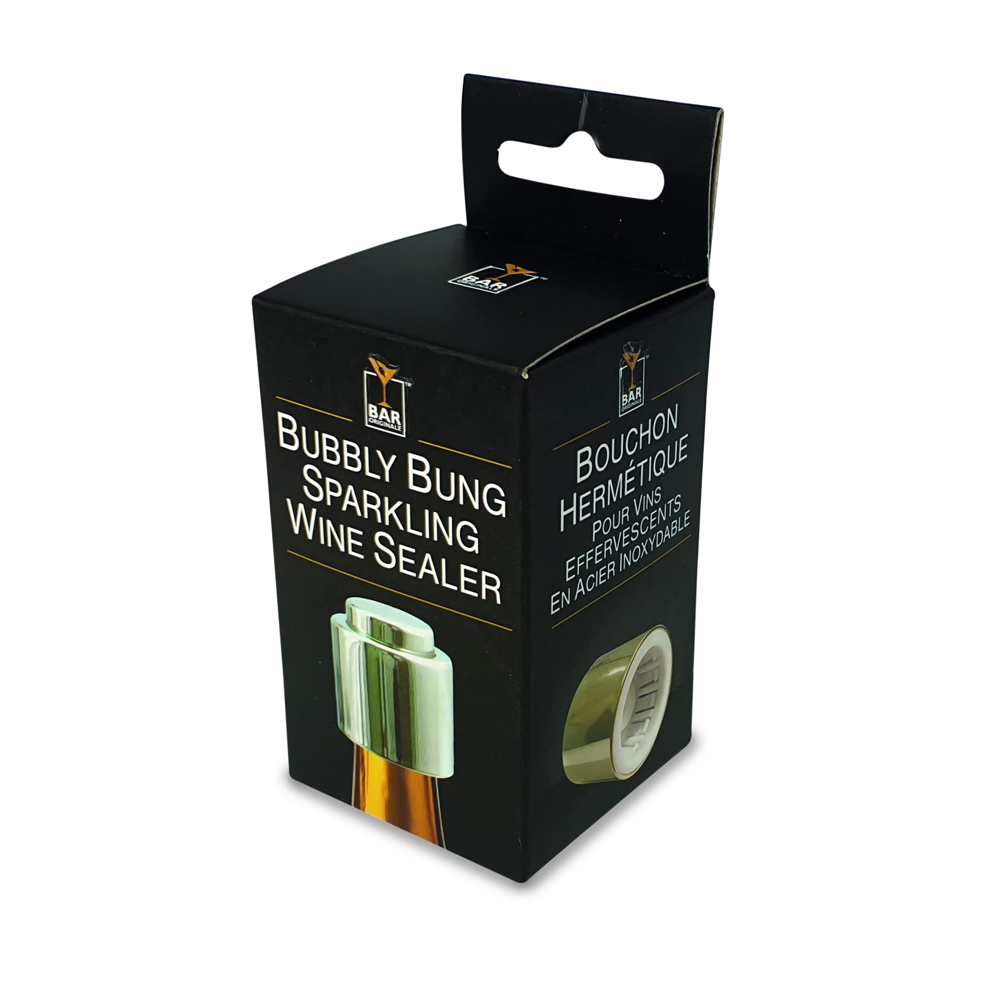 Vinology Bubbly Bung Champagne Stopper Stainless Steel