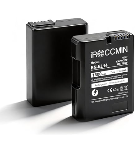 Amazon.com : ecoEfficiency Fully Decoded EN-EL14, EN-EL14A Battery