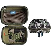 Anleo Hard Travel Case for JBL Go 3 / Go 4 Portable Bluetooth Speaker (Camo)