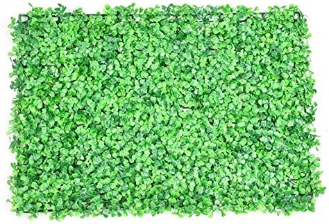 Artificial Ivy Leaf, SAWEY Plastic Privacy Fence Garden Screen Greenery Wall, Landscaping Fake Turf Plant Wall,Thoroughwort Lawn Background Decorations