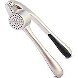 Premium Garlic Press, Professional Garlic Mincer, Easy to Squeeze and Clean, Rust Proof & Dishwasher Safe, Efficient Ginger C