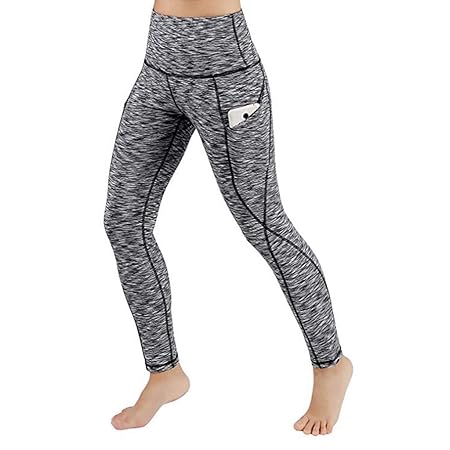 Leggings Hose Damen, ABsoar Sporthose Yogahose Outdoor Hosen Strumpfhose mit Tasche Frauen Training Legging Gamaschen Eignung