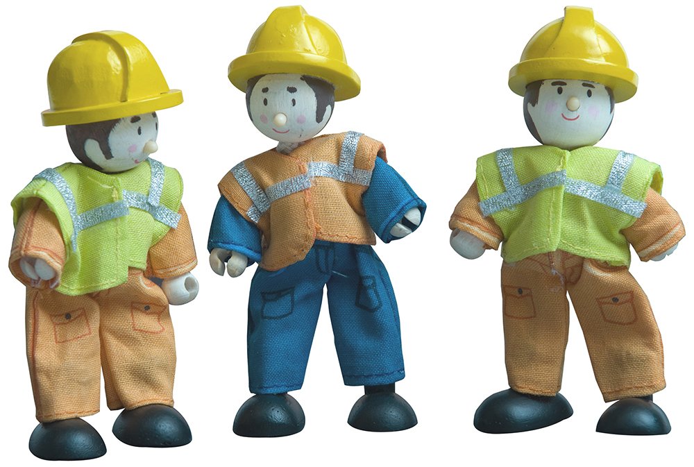 Le Toy Van Budkins - Gift Pack Construction Workers