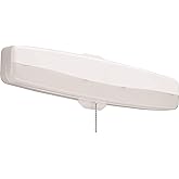 Lithonia Lighting FMMCL 18 840 S1 M4 LED Flush Mount Closet Light with Pull Chain, White, 18"