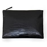 NIGEDU Women Clutches Crocodile Grain PU Leather Envelope Clutch Bag