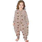 Miracle Baby Sleep Sack with Feet, 0.5 TOG Lightweight Toddler Sleeping Bag with Legs & Long Sleeves for Early Walkers
