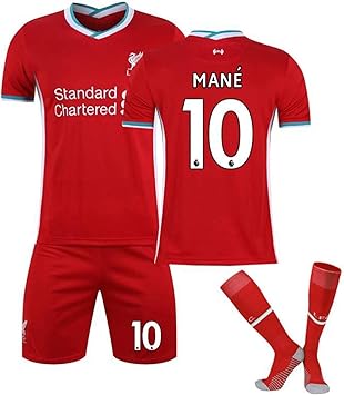 Amazon Co Jp リバプール ユニフォーム ホーム フットボールジャージ 上下セット 持つソックス スタジアムジャージー 背番号10 レプリカ サッカーユニフォーム 子供大人用 スポーツ アウトドア