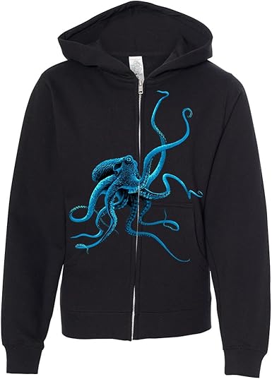 octopus zip hoodie