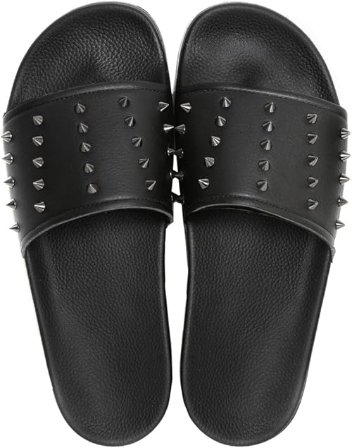 Leather sliders mens uk Clearance