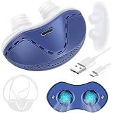 Anti Snore Device,Double Vortex Electric Double Vortex Snoring Solution,Mini Portable Stop Snoring Devices Stopper,Adjustable Wind Speed Snoring Prevention Nasal Dilators,Up to 8 Hours