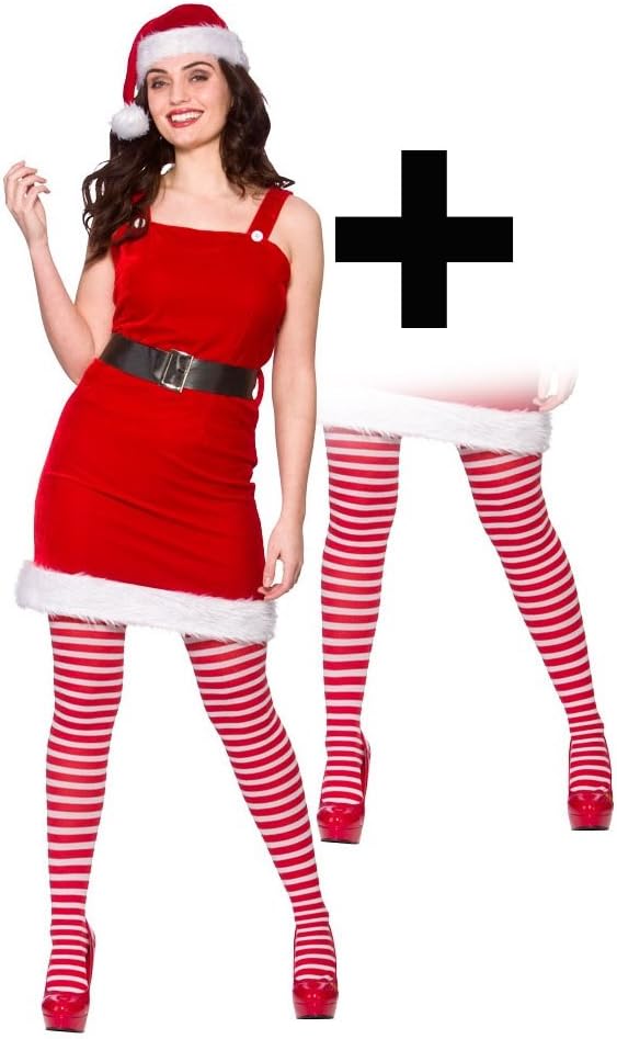 Sexy Santa Baby Claus and tights Ladies Christmas Outfit