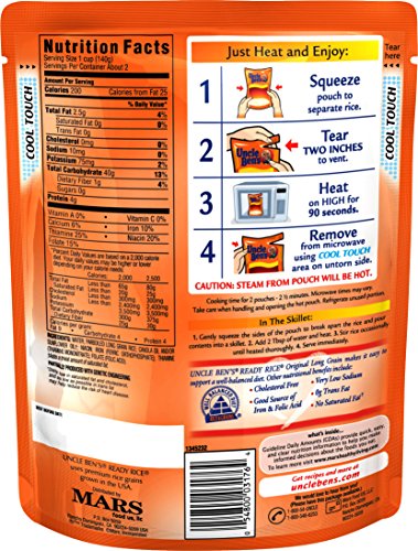 UNCLE BEN'S Ready Rice: Original, 8.8oz