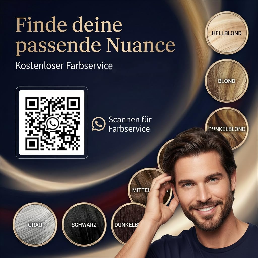 Take Hair Streuhaar für Männer I Hält bei Regen und Wind I 7g Schütthaar zur Haarverdichtung I Hair Fibers I Haarpulver I Streuhaar Männer bei Haarausfall I Haarpuder (Streuhaar Dunkelbraun) 4