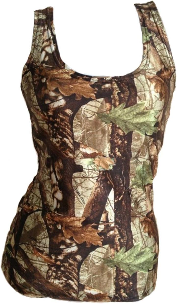 Huntress Camouflage Tank Top for Women - Southern Designs Country Apparel and Clothing