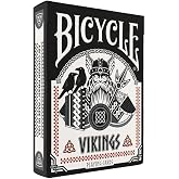 Bicycle Vikings Playing Cards Deck &ndash; Norse Mythology Inspired, Premium Collectible Cards with Odin, Thor, and Loki Art
