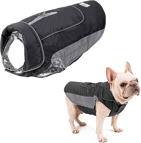 Dog coat with harness hole Clearance